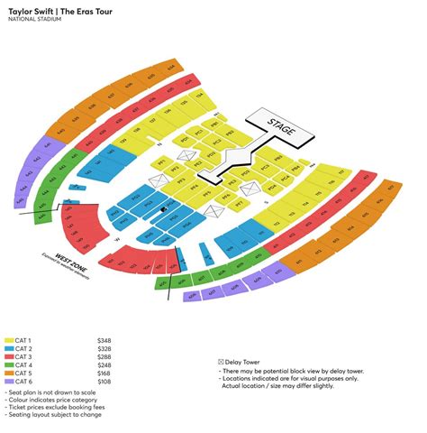 taylor swift singapore concert seating plan